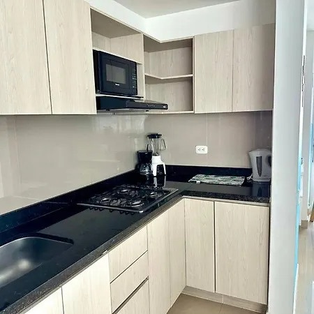 Apartamento Apartamento Moderno, Frente Al Mar En Bocagrande Cartagena