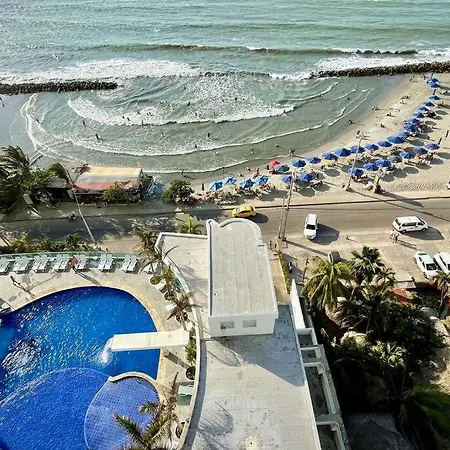 Apartamento Apartamento Moderno, Frente Al Mar En Bocagrande Cartagena
